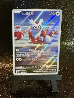 Delibird 152/132 Illustration Rare IR Pokemon Card Game TCG Mega Evolution Holo - Image 1