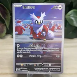 Delibird 152/132 Illustration Rare Mega Evolution Pokemon Card NM - Image 1