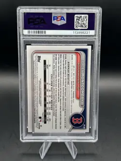 2024 Bowman Draft Braden Montgomery 1st Bowman Chrome Auto PSA 10 - Image 2
