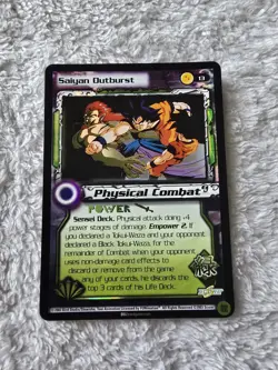 DBZ Dragon Ball Z FOIL Saiyan Outburst 13 CCG Limited Bojack Subset MP - Image 1