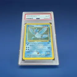 Pokemon TCG Articuno 2/62 Fossil Holo Rare English 1999 PSA 8 70HP - Image 1