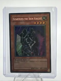 Yugioh Gearfried The Iron Knight BPT-012 Limited Edition Secret Rare - LP - Image 1