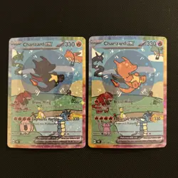 Charizard Pokemon Card Display Art Cards - Image 1