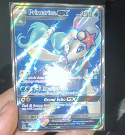 Pokemon TCG Primarina GX SM39 SM Promo Holo Promo 250 HP Stage 2 - Image 1