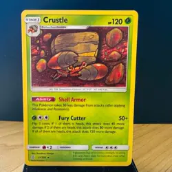 Crustle 11/236 Pokemon TCG Rare Sun & Moon Unified Minds NM - Image 1