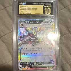 CGC Pristine 10 Umbreon ex 093/187 Terastal Fest ex JP Holo 2024 280HP - Image 1