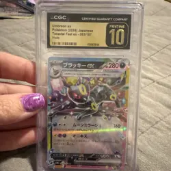 CGC Pristine 10 Umbreon ex 093/187 Terastal Fest ex JP Holo 2024 280HP - Image 4
