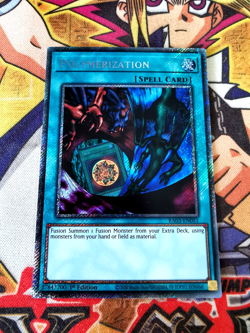 Polymerization ra03-en051 1st Edition (MINT) Platinum Secret Rare Yu-Gi-Oh! - Image 1