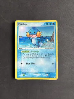Pokemon TCG Mudkip EX Crystal Guardians 57/100 Reverse Holo Common 2006 Nintendo - Image 1