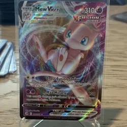 Pokemon TCG Mew VMAX 114/264 SWSH08 Fusion Strike Ultra Rare Holo 2021 - Image 1