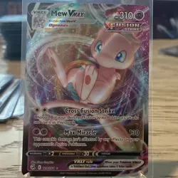 Pokemon TCG Mew VMAX 114/264 SWSH08 Fusion Strike Ultra Rare Holo 2021 - Image 2
