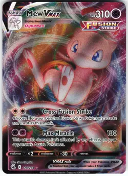 Mew VMAX 114/264 Pokemon SWSH08: Fusion Strike Holo Ultra Rare NM - Image 1