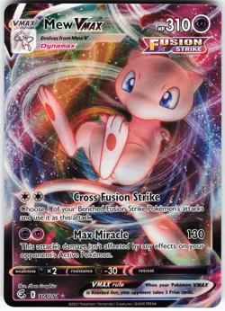 Mew VMAX 114/264 Pokemon SWSH08: Fusion Strike Holo Ultra Rare NM - Image 1