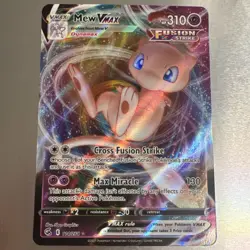 Pokemon TCG SwSh08 Fusion Strike Mew VMAX 114/264 Holo Ultra Rare 310HP Eng - Image 1