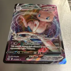 Pokemon TCG SwSh08 Fusion Strike Mew VMAX 114/264 Holo Ultra Rare 310HP Eng - Image 2