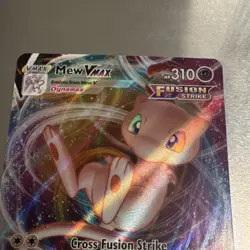 Pokemon TCG SwSh08 Fusion Strike Mew VMAX 114/264 Holo Ultra Rare 310HP Eng - Image 3