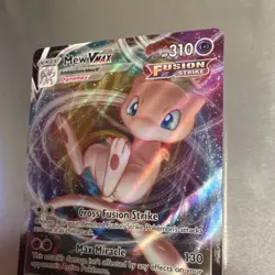 Pokemon TCG SwSh08 Fusion Strike Mew VMAX 114/264 Holo Ultra Rare 310HP Eng - Image 5