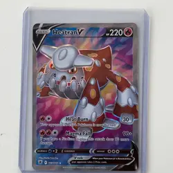 Heatran V (Full Art) 165/189 Swsh10: Astral Radiance Holo pokemon card - Image 1