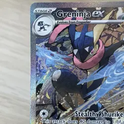 Pokemon TCG Greninja ex SVP132 Scarlet & Violet Black Star Promo Holo Card NM/M - Image 3