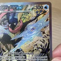 Pokemon TCG Greninja ex SVP132 Scarlet & Violet Black Star Promo Holo Card NM/M - Image 4