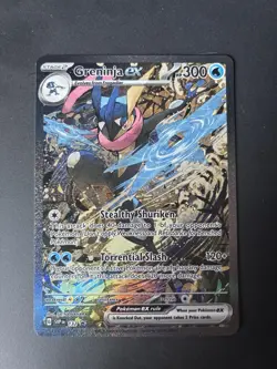 Pokemon TCG Scarlet & Violet Greninja Ex Black Star Promo SVP132 NM - Image 1