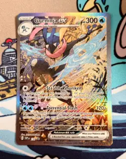 Pokemon TCG Greninja EX SVP132 Shrouded Fable Black Star Promo NM - Image 1