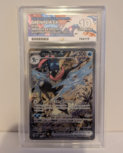 Pokemon TCG Greninja EX SVP132 Special Illustration Black Star Promo Ace 10 - Image 1