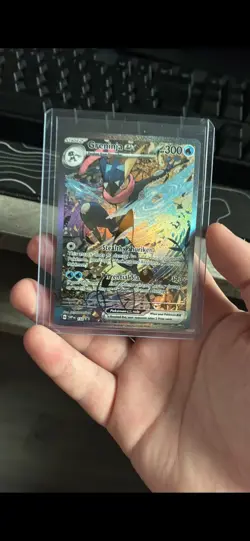 Pokemon TCG Scarlet & Violet Greninja Ex Black Star Promo SVP132 NM-Mint - Image 1