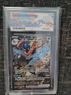 Pokemon TCG Greninja EX SVP132 Shrouded Fable Black Star Promo ACE 10 - Image 1
