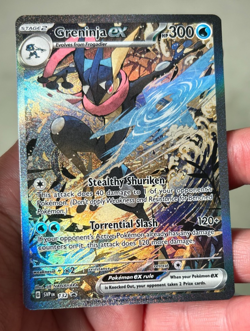 Pokemon TCG Scarlet & Violet Greninja Ex Black Star Promo SVP132 - Near Mint - Image 1