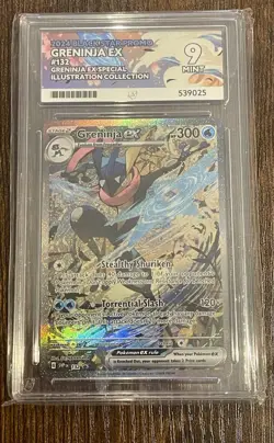 Pokemon TCG Greninja EX SVP132 Shrouded Fable Black Star Promo Card Ace 9 Mint - Image 1