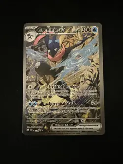 Pokemon TCG Greninja EX SVP132 Shrouded Fable Black Star Promo Card - Image 1