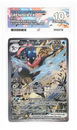 Pokemon TCG Greninja EX SVP132 Black Star Promo – ACE 10 Gem Mint - Image 1