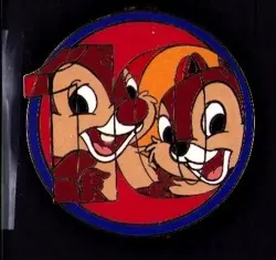 Disney Chip And Dale 10 Years of Trading Mystery Cast Chaser pin - Image 1