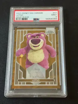 2023 TOPPS CHROME DISNEY 100 #47 LOTSO GOLD /50 PSA 9 - Image 1