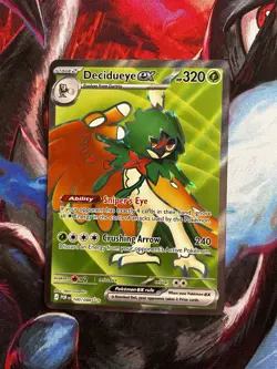 Decidueye ex 100/088 Perfect Order Ultra Rare Full Art Pokemon TCG - Image 1