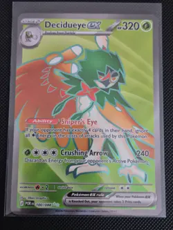 Decidueye ex 100/088 Me03: Perfect Order Holo Full Art Pokemon TCG - Image 1