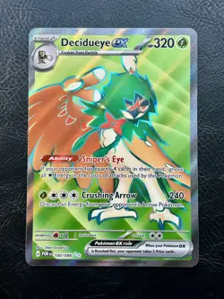 Decidueye Ex 100/088 - Perfect Order Full Art - Pokemon Tcg - Mint Condition - Image 1