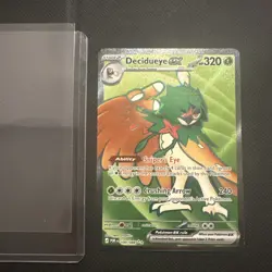 Decidueye EX 100/088 Perfect Order Full Art Pokemon TCG Card - Pack Fresh - Image 1