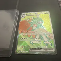 Decidueye EX 100/088 Perfect Order Full Art Pokemon TCG Card - Pack Fresh - Image 3