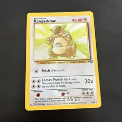 Pokemon TCG Kangaskhan Jungle Holo Card 5/64 Unlimited Rare, LP Condition - Image 1