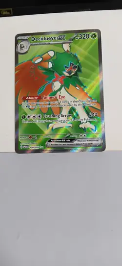 Pokemon TCG - Perfect Order 100/088 - Decidueye EX Full Art - Ultra Rare NM - Image 1