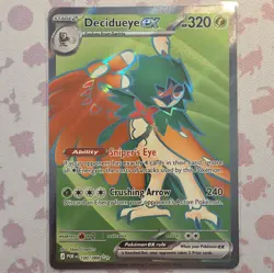 Pokemon TCG - Perfect Order 100/088 - Decidueye EX Full Art - Ultra Rare NM - Image 1