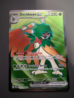Pokemon TCG Decidueye EX 100/088 Perfect Order Secret Rare Mint Condition - Image 1