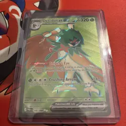Pokemon TCG Decidueye EX 100/088 Illustration Rare Perfect Order Near Mint - Image 1