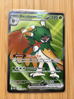 Pokemon TCG Decidueye EX 100/088 Perfect Order Pack Fresh Condition - Image 1