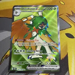 Pokemon TCG Decidueye EX 100/088 Perfect Order Full Art NM - Image 1