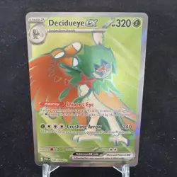 Pokemon TCG Decidueye EX 100/088 Perfect Order Pack Fresh Condition - Image 1