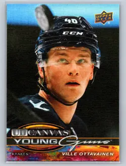 2025-26 Upper Deck UD Canvas Young Guns Ville Ottavainen RC Seattle Kraken - Image 1