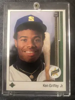 1989 Upper Deck - Star Rookie Ken Griffey Jr #1 (RC) - Image 1